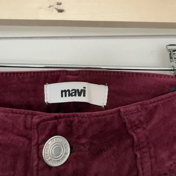 Mavi Women’s 28x30 Maria High Rise Flare Velvet Corduroy Jeans - Picture 2 of 6